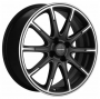 Легковой диск Khomen Wheels KHW1707 6,5x17 4x100 ET43 60,1 Black-FP matt