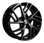 Легковой диск Khomen Wheels KHW1722 6,5x17 5x114,3 ET45 66,1 Black-FP