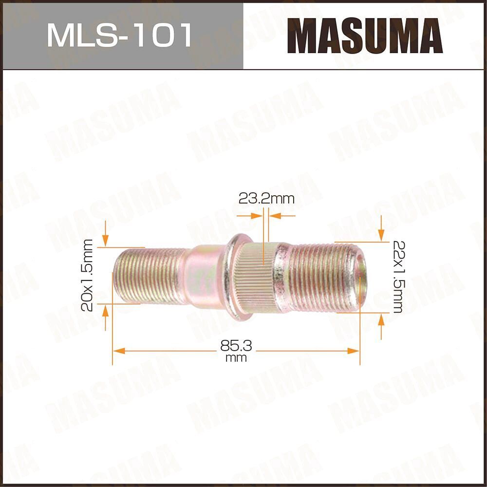 Masuma MLS101 22x1,5 мм