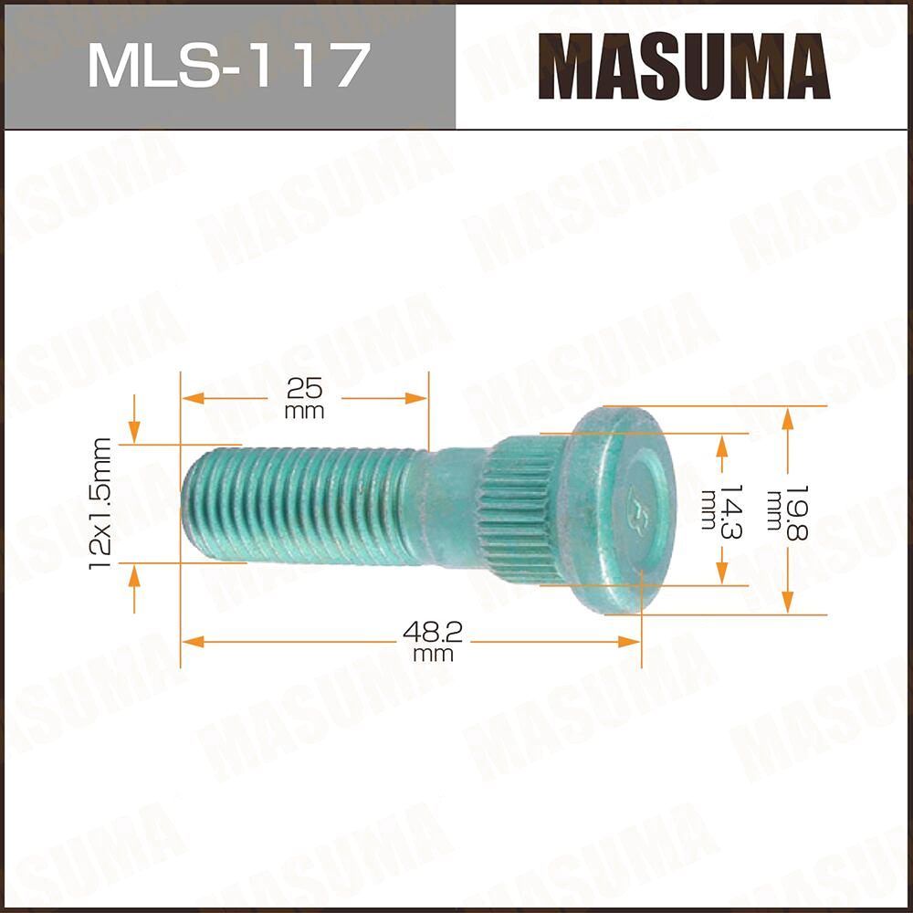 Masuma MLS117 12x1,5 мм