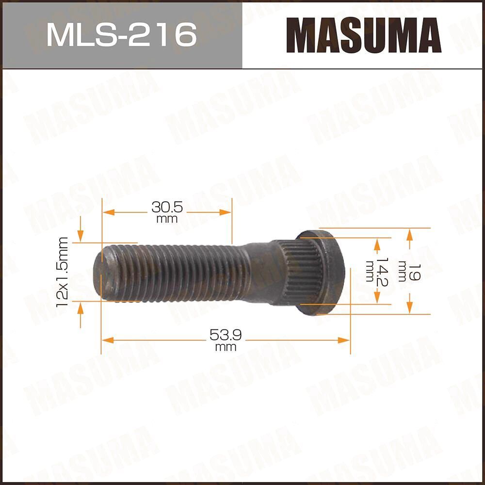 Masuma MLS216 12x1,5 мм