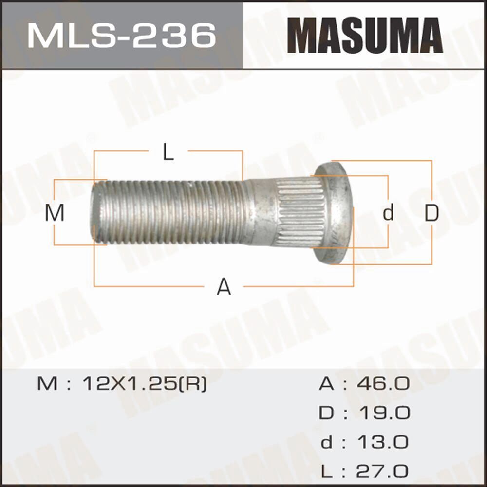 Masuma MLS236 12x1,25 мм